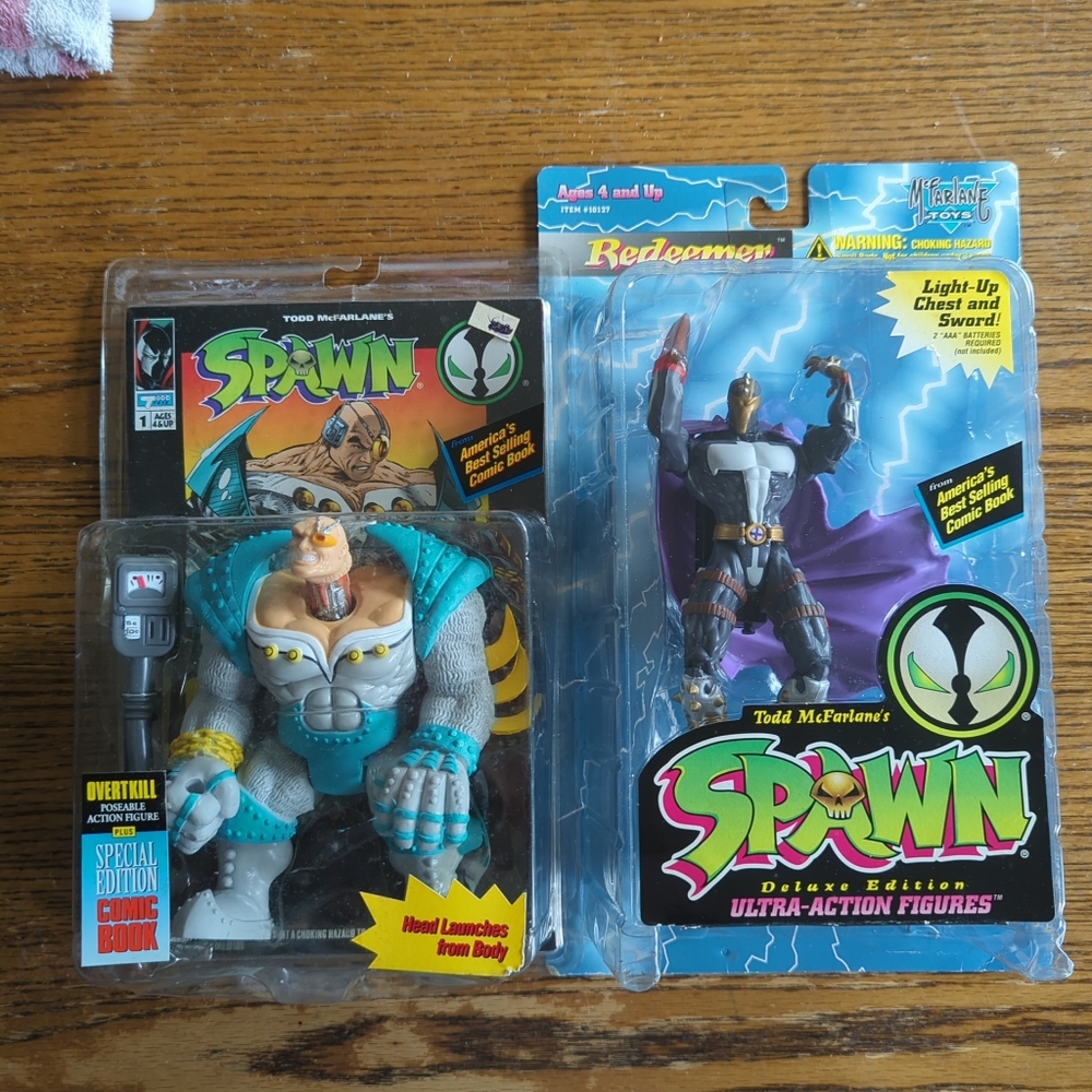 McFarlane Toys Spawn Special Edition Overtkill & Ultra Action Figure Redeemer.